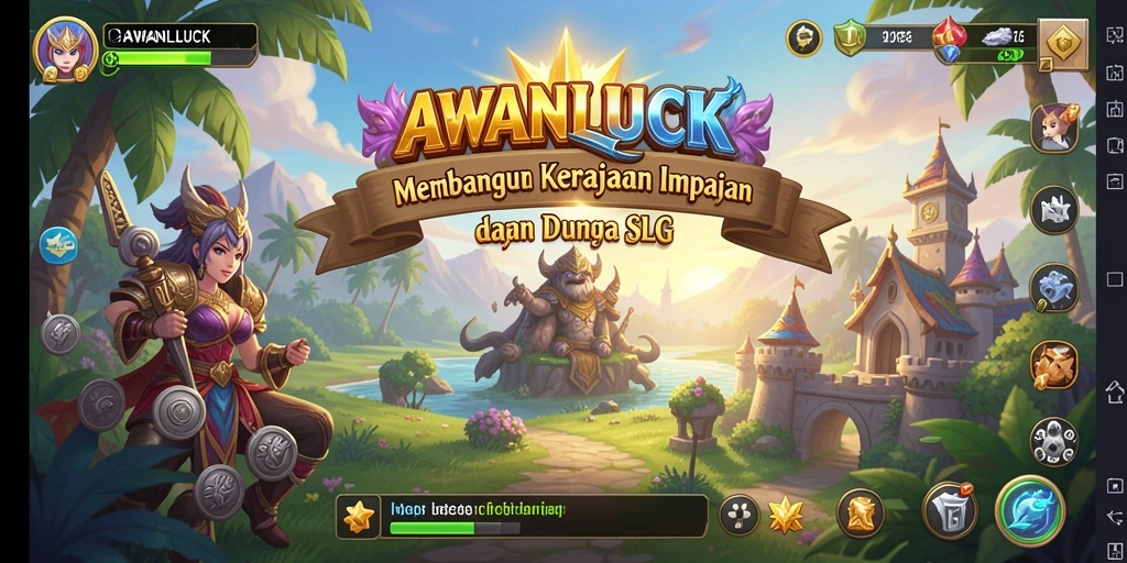 Gameplay menegangkan dengan strategi dinamis dalam AWANLUCK.