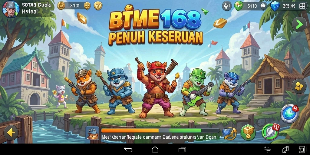Tampilan gameplay BTV168 yang menarik dalam genre Idle.