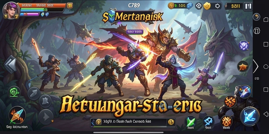Tampilan gameplay C789 yang menarik dalam pertempuran strategis.