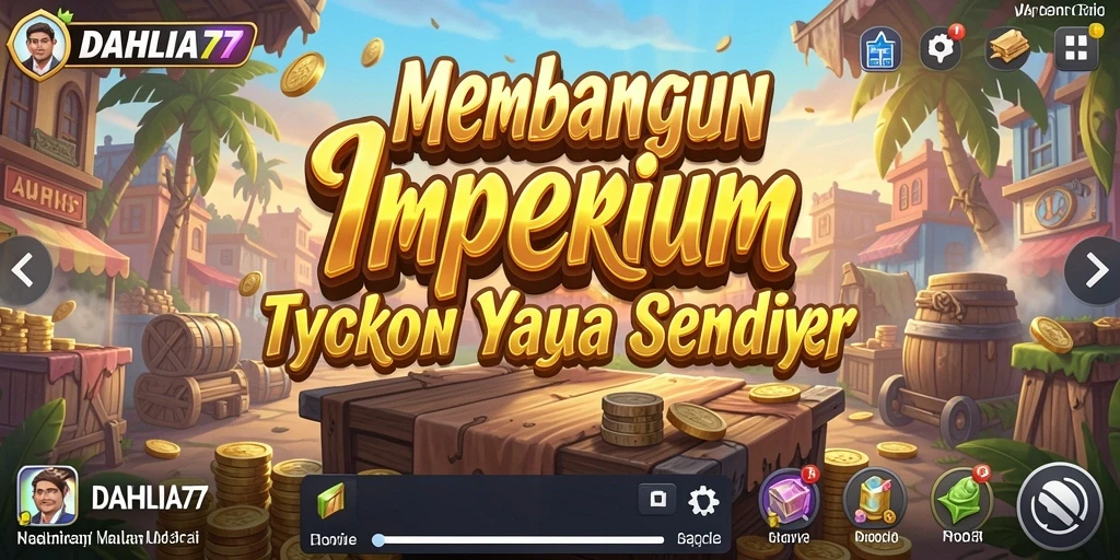 Gameplay Tycoon dengan grafis menawan dan interaksi sosial.