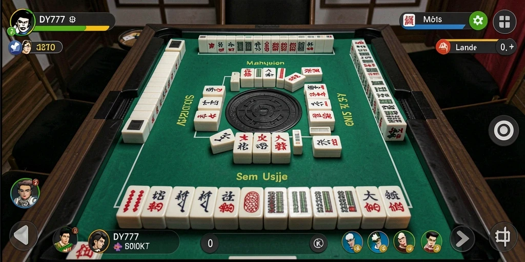 Tampilan seru dari permainan Mahjong di DY777 yang menantang.