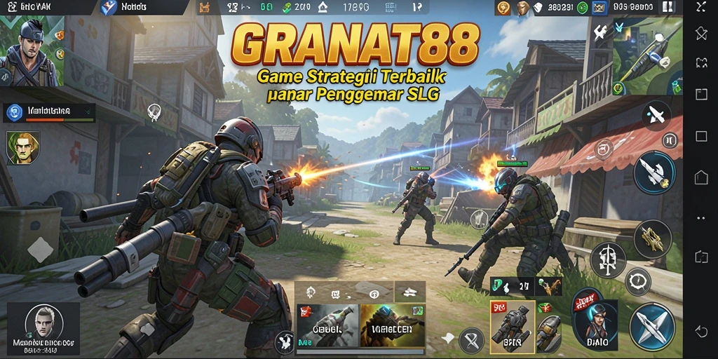 Tangkapan layar GRANAT88 menampilkan pertempuran strategi yang seru.