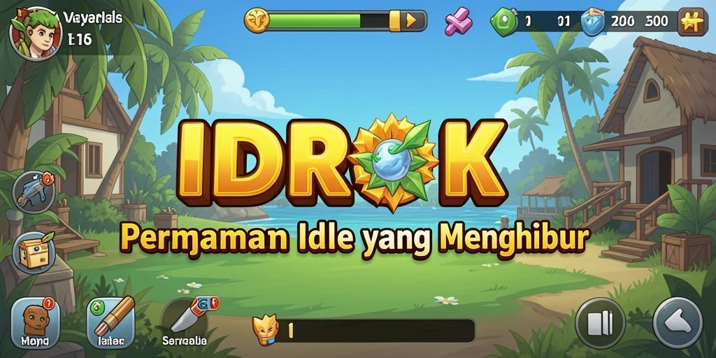 Tampilan gameplay IDROK yang menawan dan menarik.