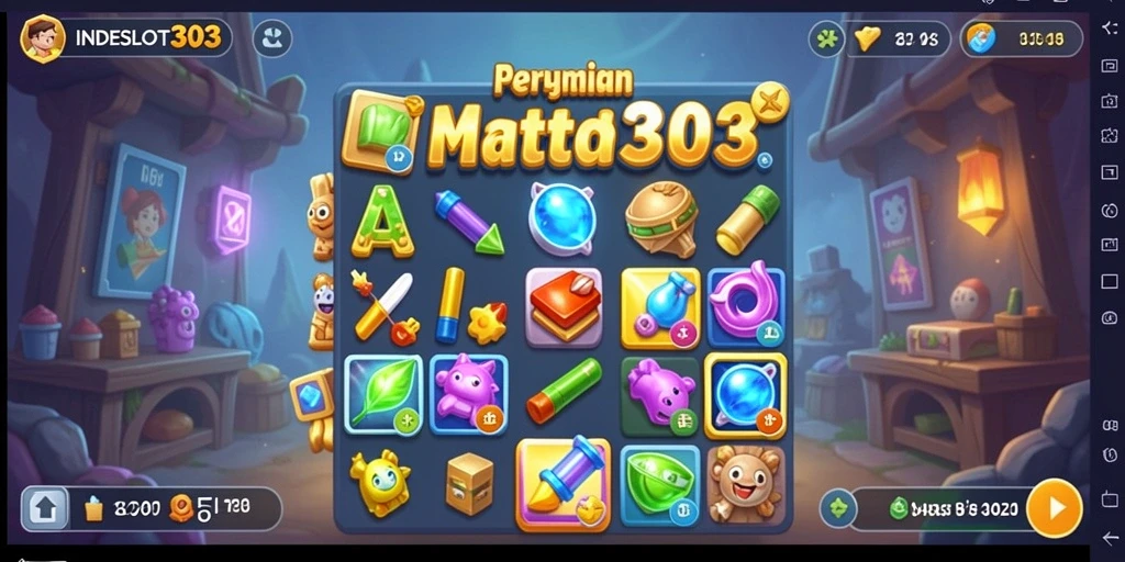 Gameplay seru dan menantang di INDESLOT303 match-3.