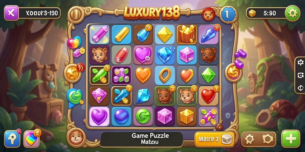 Tampilan gameplay yang seru di LUXURY138, menantang dan menarik.