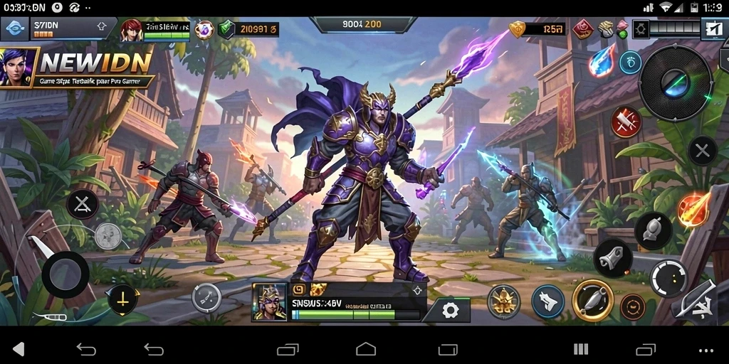 Tampilan gameplay NEWIDN yang mendebarkan dan penuh strategi.