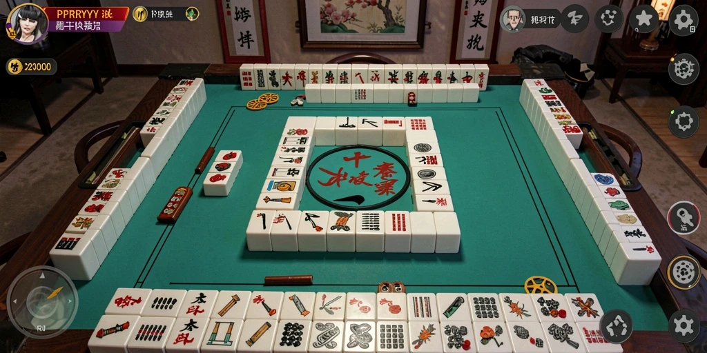 Screenshot gameplay PPRRYY menampilkan aksi seru permainan Mahjong.