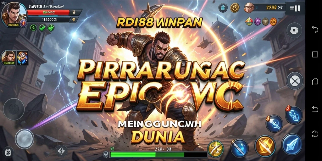 Screenshot RDI88 menampilkan aksi pertarungan yang seru dan mendebarkan.