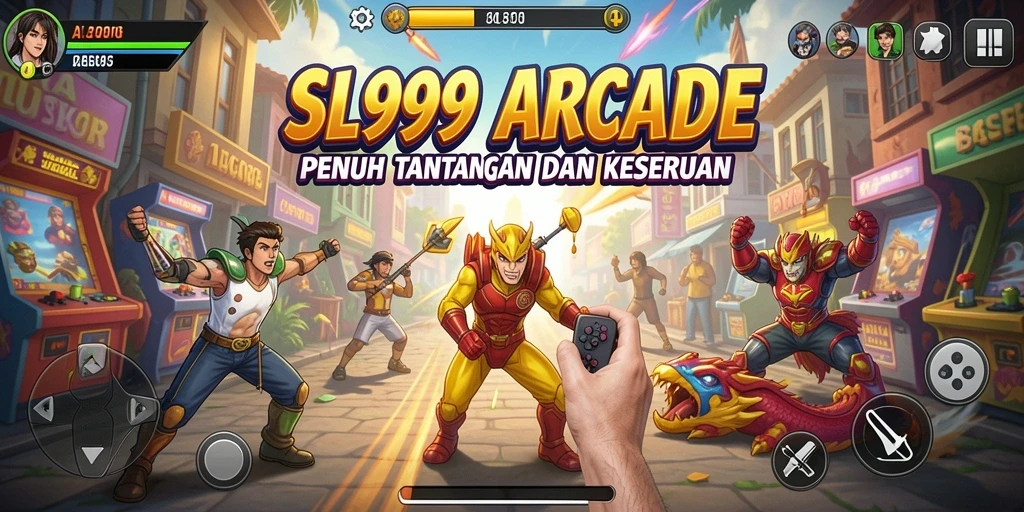 Tampilan gameplay seru dari SL999 dengan aksi menantang.