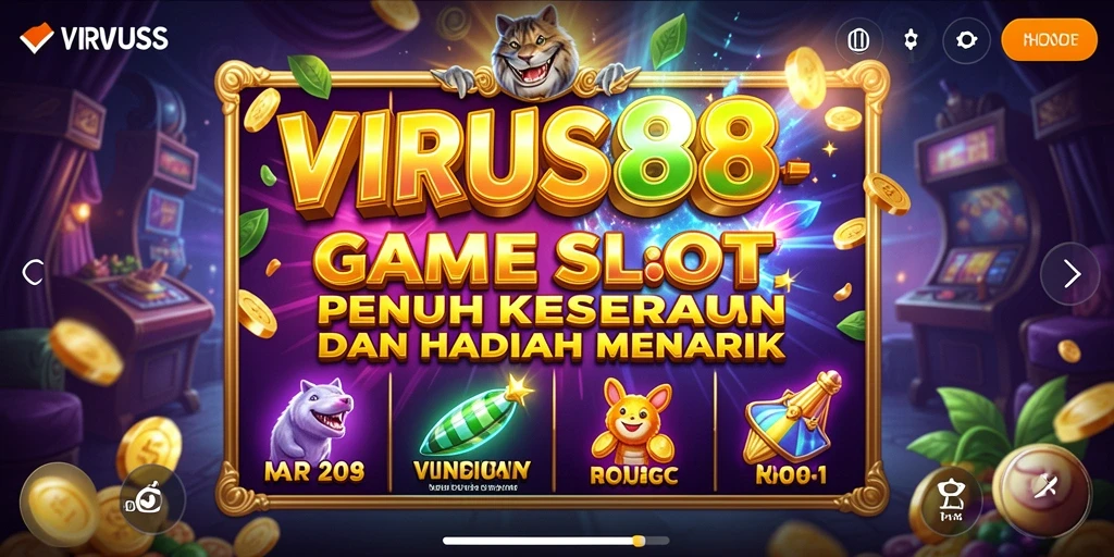 Screenshot gameplay <strong>VIRUS88</strong> menampilkan keseruan bermain Slot.