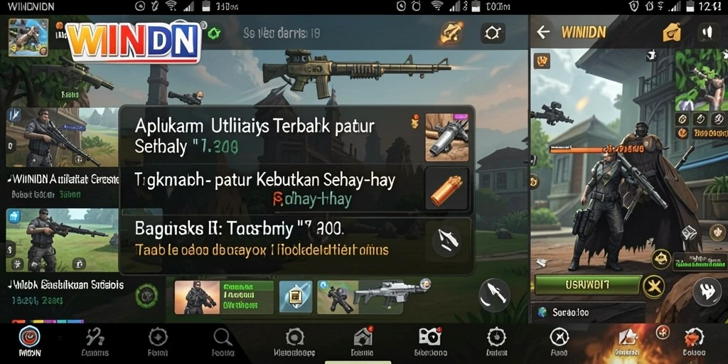 Tampilan aplikasi WINIDN yang sederhana dan mudah digunakan.