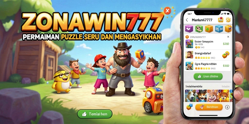 Tangkapan layar gameplay ZONAWIN777 menampilkan teka-teki seru yang menantang.