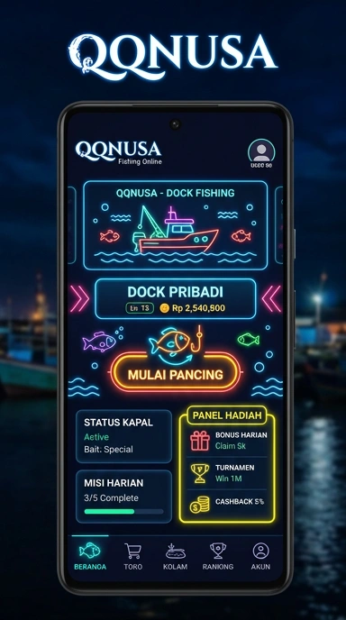 Tampilan antarmuka pengguna qqnusa yang menarik dan mudah digunakan.